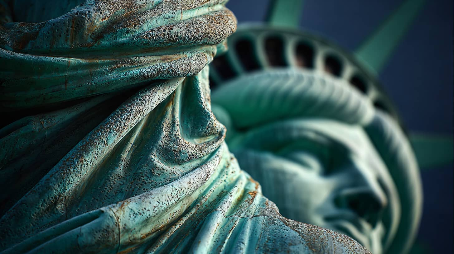 Die Statue von Liberty zeigt Korrosionsschutz und industrielle Beschichtungen. Coater GmbH bietet professionelle Yachtlackierung und aviation coating service.